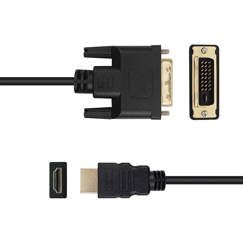 1,5м HDMI до DVI кабел DVI-D двојна врска HDMI конвертор Олово за монитор за компјутер