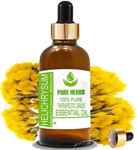Чисти билки Helichrysum Чисто и природно есенцијално масло од одделение со капнување 15 ml