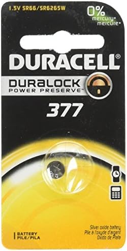 Дурасел Часовник И Електронска Батерија 1.5 V Модел Бр. 377 Кардед