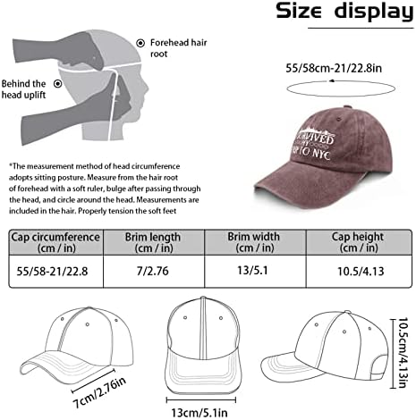 Топката Капа Њујорк Спортски Капа За Мажи Низок Профил Шапка Мала Тежина Преживеав Моето Патување Во ЊУЈОРК Бејзбол Капа Мажи