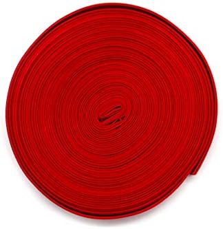 Заврзувачка лента за пристрасност ~ 1/2 Широка двојна лента за пристрасност ~ црвен ~ поли памук