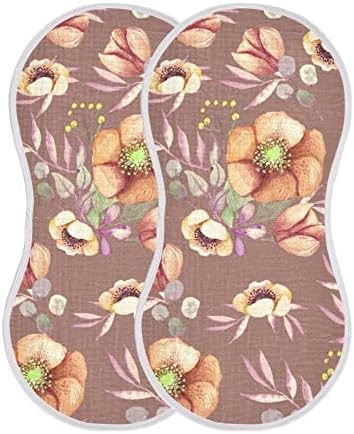 Yyzzh гроздобер цветна шема Елегантна цветна муслинска крпа за бебе за бебе
