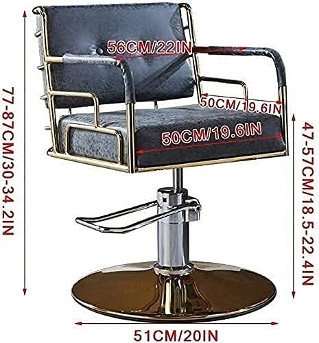 Хидрауличен реклинер бербер стол за салон за коса, хидрауличен стол бустер седиште за убавина хидраулична бербер стол бербер
