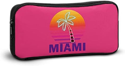 Мајами летна палма голема молив кутија кутија за пенкало за складирање торба за шминка за торбичка за торбичка Организатор
