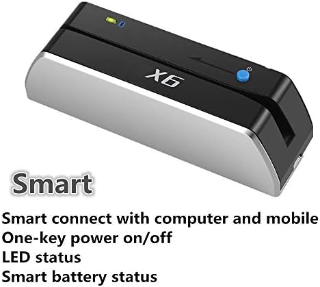 Bluetooth X6BT Вип Картичка Читач Писател Енкодер Картичка Swipper Скенер