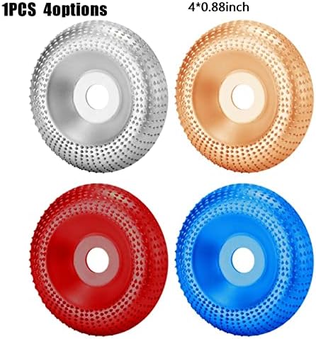 Avkart 4 инчи дрво обликувајќи го дрвото за обработка на дрва за резба, мелење абразивни ротирачки алатки за мелница за агол