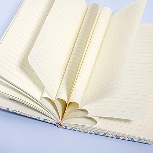 4 пакет со тетратка со хард-лаптоп, владеејќи со хард-бек-книга за белешки за дневник за дневник Стено планер-А5 големина, 96 листови, управувани страници