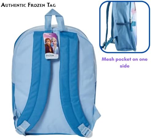 Дизни замрзнат назад во училишниот пакет за девојчиња со ранец, кутија за ручек и 7 компјутер. Сет за калкулатор и училишни