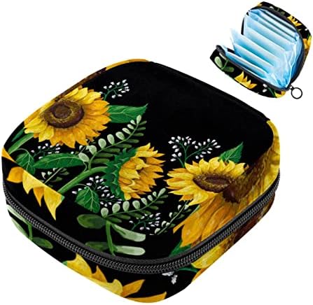 Санитарна торба за складирање на салфетки, торба за период, торба со тампон, торба за шминка, цвет