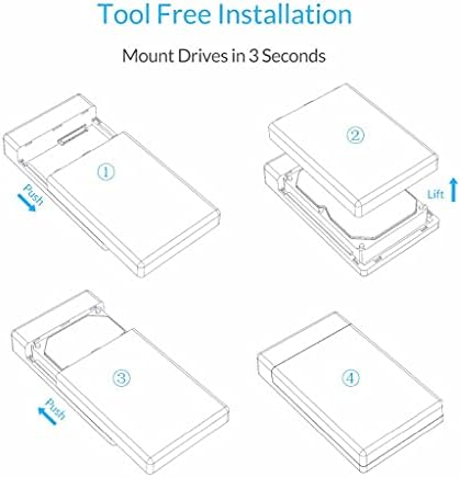 XDCHLK Хард Диск Комплет SATA НА USB3. 0 Надворешен Хард Диск Докинг Станица за 2.5 3.5 Инчен HDD Ssd Поддршка UASP 18tb Дискови