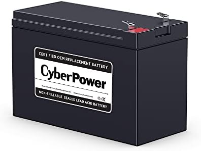 CyberPower RB1280 UPS-от за замена на батеријата, без одржување, инсталиран корисник, 12V/8AH
