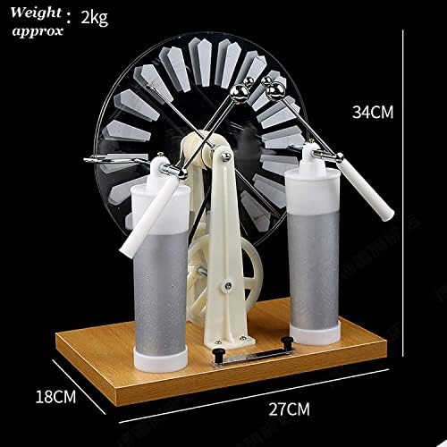 Кејоза Статички Електрицитет Генератор Дрвени Штанд Тешки Машина, Електростатско Индукција Мотор, Физика Експеримент Демонстрација Настава Опрема