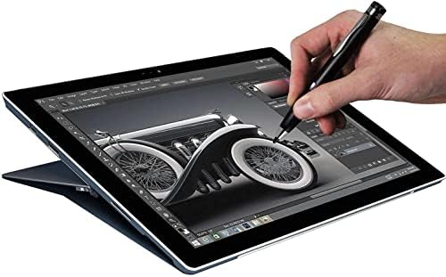 Бронел сребрена фино точка дигитална активна стилот на пенкало - Компатибилен со Dell Inspiron 15 3000 серија 3511 лаптоп 15,6 “