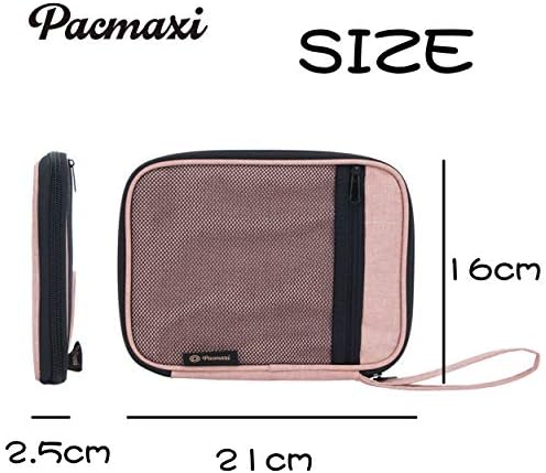 Организаторот за складирање на опсегот Pacmaxi Watch има 10 ленти за часовници, ленти за патувања за часовници, куќиште, торба за складирање