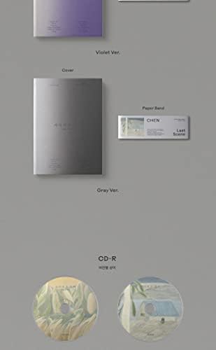 Dreamus Exo Chen Последна сцена 3 -та мини албум Photobook верзија ЦД+постер+брошура+разгледница+фотокард+следење