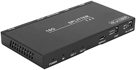 Сплитер, 1 × 2 HDMI 2.0 Сплитер, Професионално производство автоматско излез за дигитален и аудио
