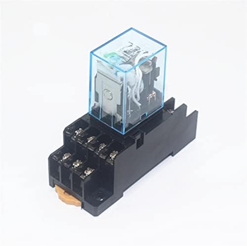 MAKEE MY4NJ Coil AC12V AC24V DC12V DC24V DC 36V AC110V AC220V HH54P 5A Минијатурно Електромагнетно Реле За Општа Намена Со База 5set