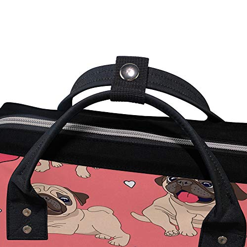 Ранец на торби за пелена Вантасо-мултифункционална грижа за бебиња Негува торба за мајка и тато, водоотпорен ранец за патувања, симпатично