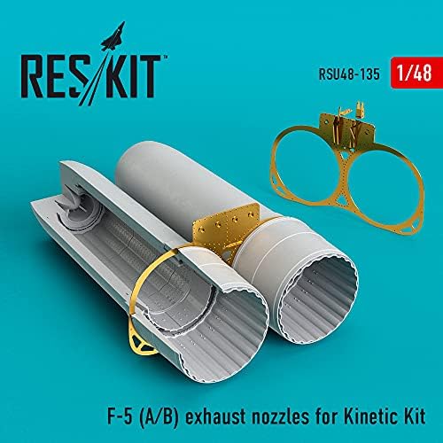 Reskit RSU48-0135-1/48 скала F-5 издувни млазници за комплет за кинетички модел