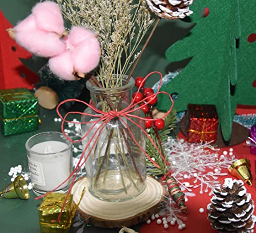 J Jiayu By Christmas Floral Bind Wire Floral Wire Vine Wire Bind Wire Rustic Wire Wire за завиткување на жица за цветни букети 3