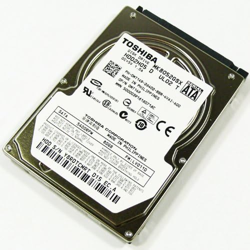 Toshiba MK8052GSX 80 GB 2,5-инчен 5400rpm SATA OEM тетратка хард диск