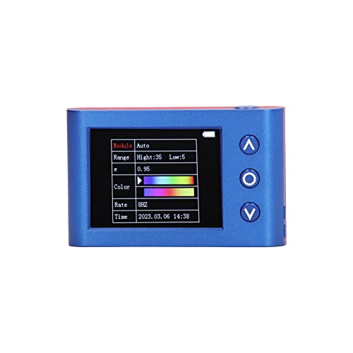 Камера за термичка слика за термичко сликање Eujgoov ABS -40 ℃ - 300 ℃ 2.4in LCD дисплеј 8Hz микро USB интерфејс рачен термички сликар
