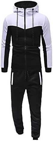 Зимски костум есенски пакувања поставува врвни панталони за џемпери спортски машки тренерки за машки блузи, машка качулка бела бела боја