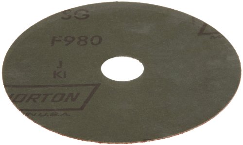 Нортон SG Blaze F980 Абразивен диск, поддршка од влакна, керамички алуминиум оксид, дијаметар од 7/8 Arbor, 4-1/2, Grit 50
