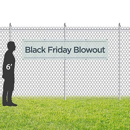 CGSignLab | „Black Blackout -Blowout -basic Teal“ отпорен на ветер, винил банер | 8'x2 '