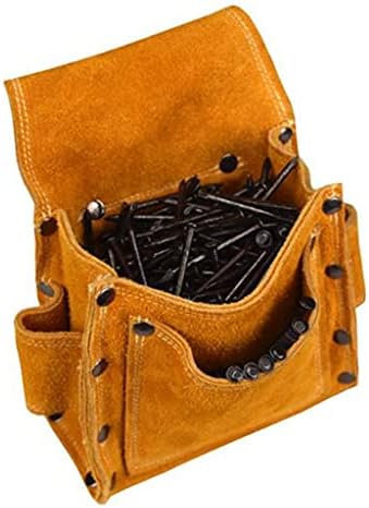 Uxzdx Cujux тешка должина од 2-џеб кожена алатка за нокти торбички за торбички за половината торба за половината на половината