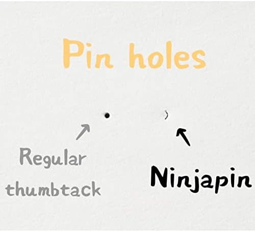 ＋ D Нинџапин, 15 комплети црни притисоци со незабележителни дупки на пин, стилски патеки, wallидни иглички, патеки со дискретни дупки во форма на L,