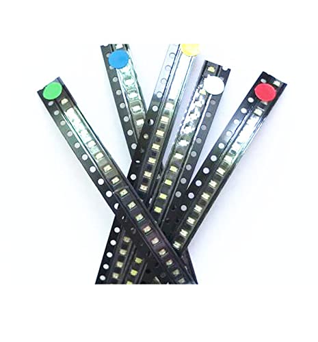 5 бои x20pcs = 100pcs SMD 0805 LED комплет црвена/зелена/сина/жолта/бела LED светлосна диода комплет