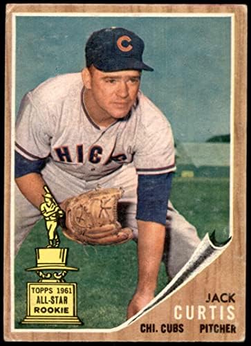 1962 Топпс 372 Jackек Куртис Чикаго Cubs Dean's Cards 2 - Добри младенчиња