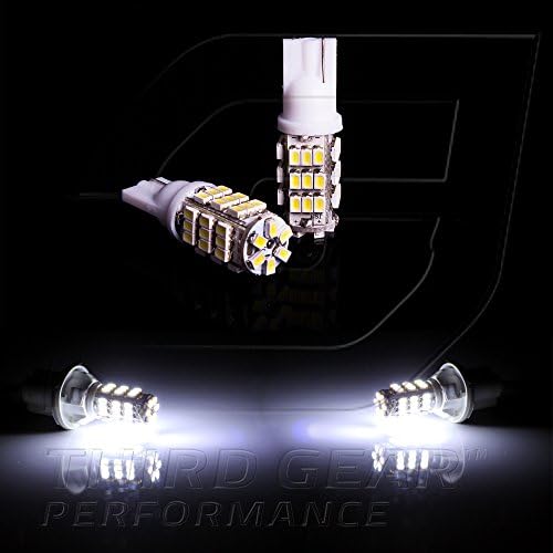 TGP T15 White 42 LED Smd Клин Обратна/Резервна Копија Светилки Пар 2013-2015 Компатибилен Со Subaru BRZ