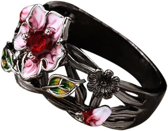 Цветен прстен за жени венчален прстен ангажман кубни цирконија прстени модни изјави прстени за жени накит