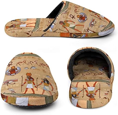 Плевел Египетски Хиероглифи И Фараони Машка Меморија Пена Спа Влечки Лесни Меки Удобни Домашни Чевли