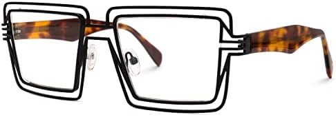 Вуглам Стилски Квадратни Сини Светлосни Блокирачки Очила За Жени Анти УВ Очила За Очи Етви