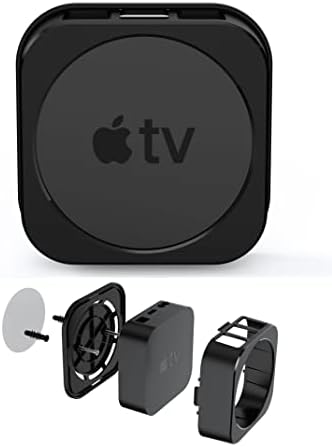 NOTMBESTM Ѕиден Држач За Држач За Заштита Од Кражба На APPLE TV Погоден За Монтирање На Таванот Компатибилен со Apple TV 2 / 3 / 4 / 5 Генерација И Apple TV 4K/ HD