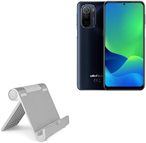 Штанд на Boxwave и монтирање компатибилен со Ulefone Note 13p - Stand Aluminum Stand, преносен, штанд за гледање со повеќе аголи за Ulefone Note 13p