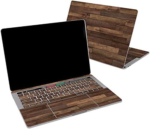 Cavka vinyl Decal Skin компатибилна за MacBook Pro 16 M1 Pro 14 2021 Air 13 M2 2022 Retina 2015 Mac 11 Mac 12 Налепница на налепница Дрво текстура Дизајн на моделот лаптоп глам печатење подови класи