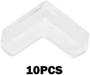 10 пакувања ПВЦ Транспарентни l Тип Заштитници, мебел браник перница за перничиња, заштитен агол, само-леплици браници за кабинети Табели Апаратот за домаќинство
