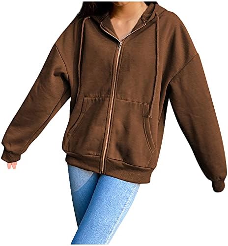 Симпатични графички дуксери за жени, женски обични лабави вклопувани врвови од туника со долги ракави удобни маички за џемпери