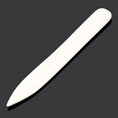 Алатка за коски од кожени занаети од 1 парчиња коска алатка за палење на кора за обликување на алатки за преклопување на рачни
