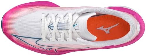 Mizuno Running Women's Wave Bave Rebel Flash Water Shoe, White-Silver, 8