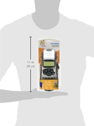 Производител на етикети Dymo, Letratag 100h Silver Handheld Label Maker & LT Label Laight, лесни за употреба, одлично за домашна