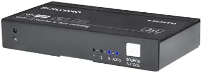 Monoprice Blackbird 4K 3x1 Switch, 4K@60Hz, HDMI 2.0, HDCP 2.2, HDR10, CEC, за Xbox, PS5, Blue-Ray Player, Projectors, Monitors