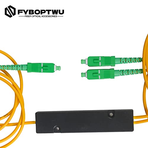 FYBOPTWU - SC APC 1x2 SingleMode Fiber оптички спој за спојување на влакна Сплитер SC/APC 1: 2 Сплитер на пигтаил со оптички влакна за сплитер