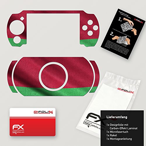 Sony PSP-E1000 / E1004 Дизајн на кожата „Знаме на Белорусија“ налепница за PSP-E1000 / E1004