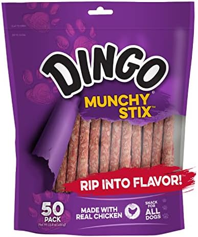 Dingo Non-Кина Мунчи Стикс кучиња џвака за сите кучиња, 50-точни