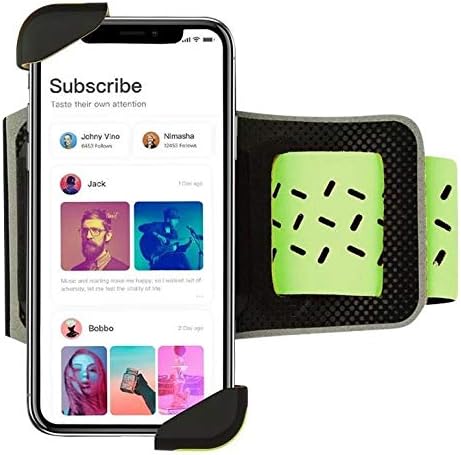 Фолч за Oppo A37 - FlexSport Armband, прилагодлива амбалажа за тренинг и трчање за Oppo A37 - Stark Green